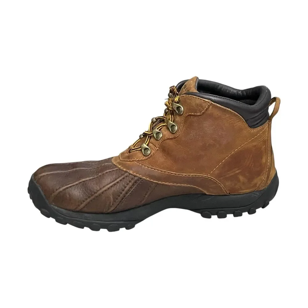 Polo Sport Ralph Lauren Dover II Leather Duck Boots Waterproof Brown Men's 12